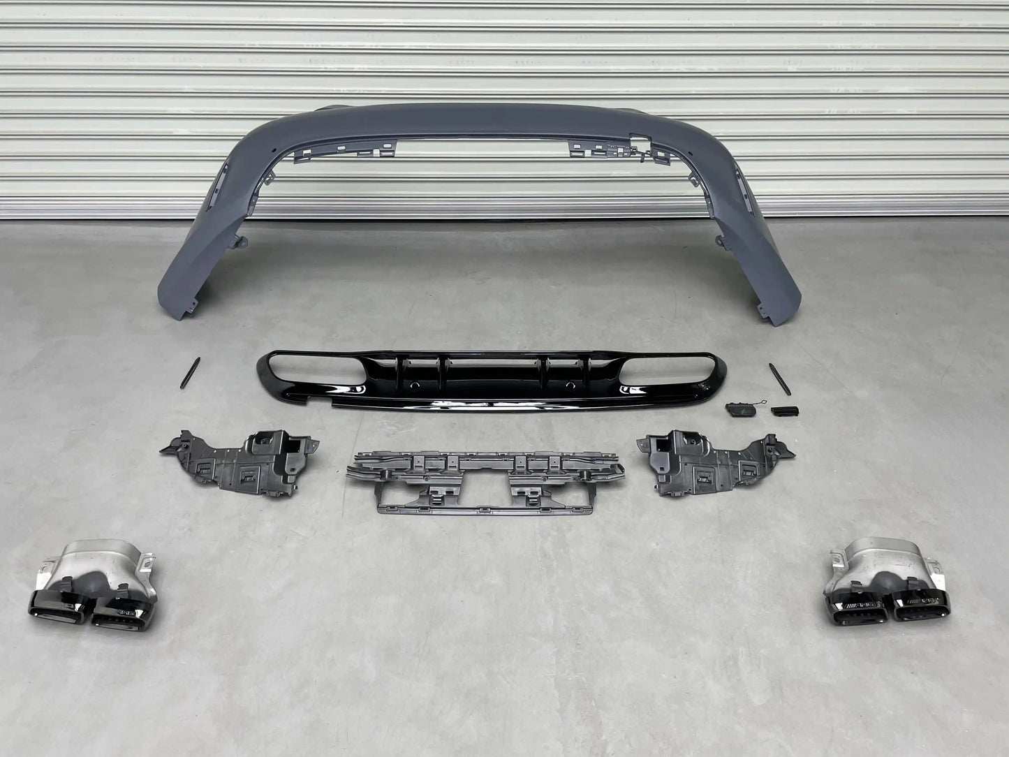 Mercedes C Class AMG C63 Body Kit & Flat Angle Hood for 2015-2021 W205