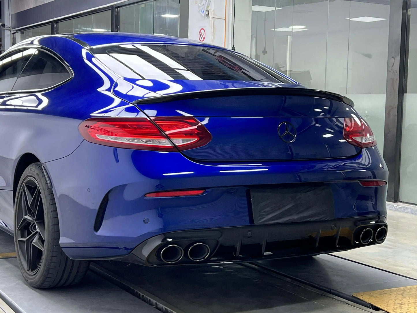 Mercedes C Class AMG C63 Body Kit & Flat Angle Hood for 2015-2021 W205
