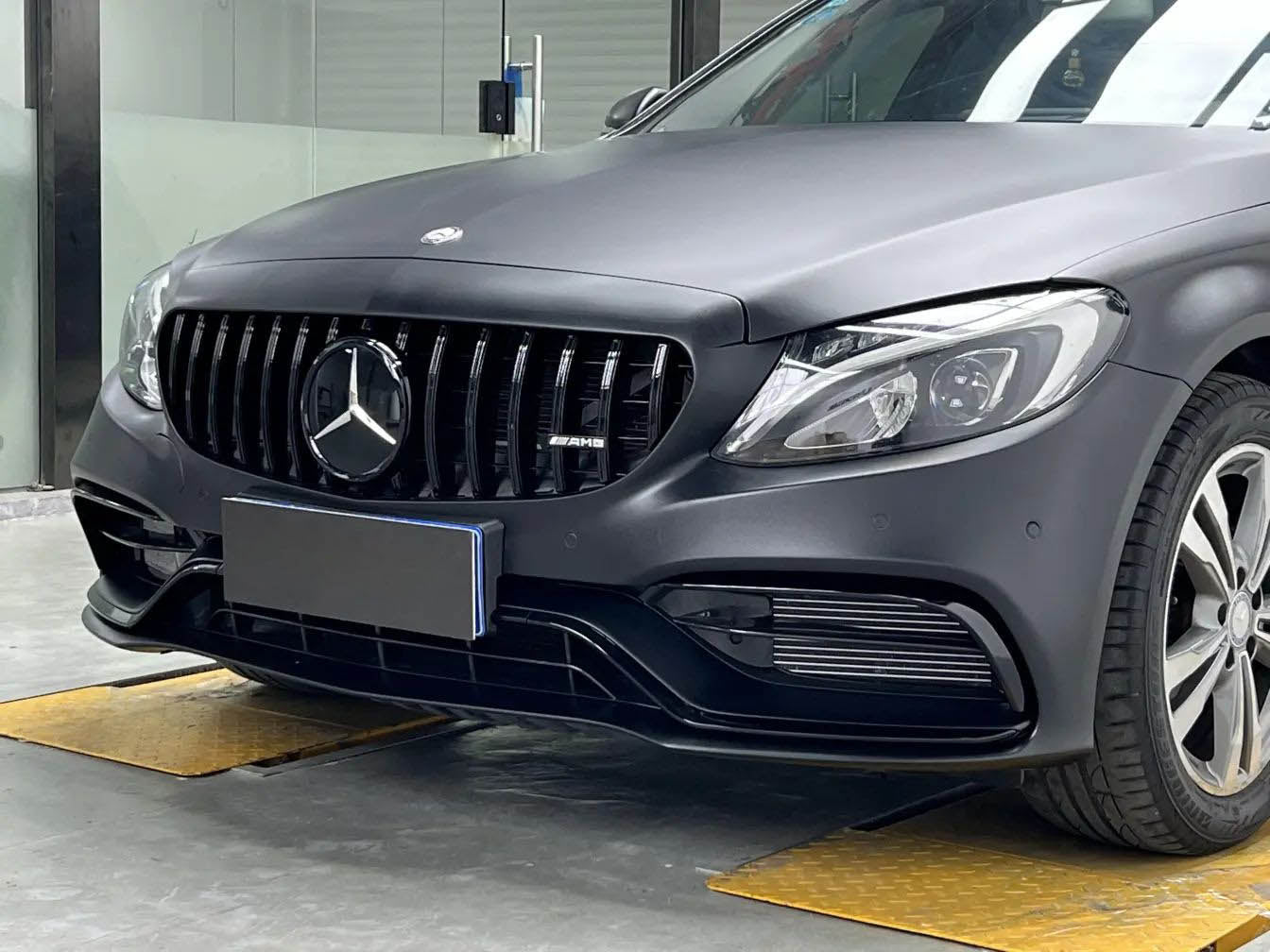 Mercedes C Class AMG C63 Body Kit for 2015-2021 W205 C300 4MATIC and C300