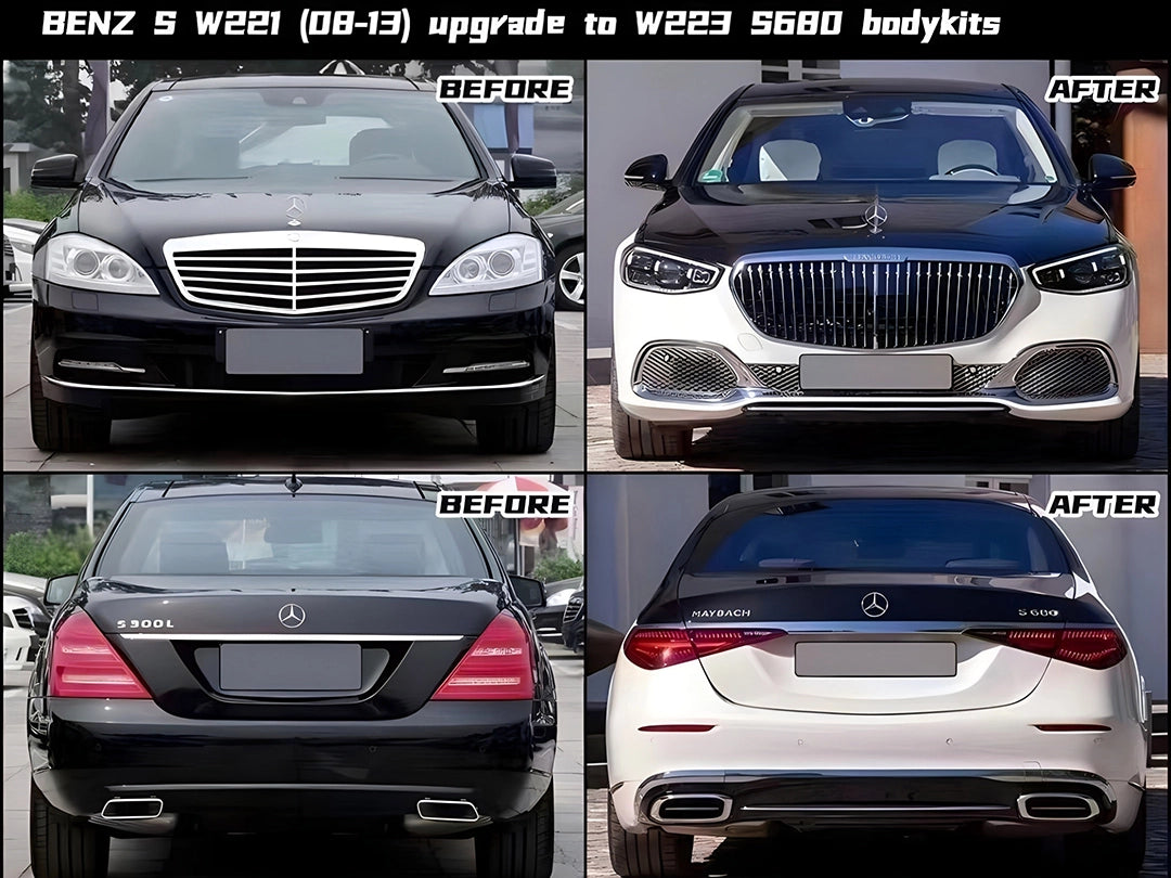 Mercedes W223 S680 Maybach Body Kit for 2006-2013 W221 S500 S600 S350