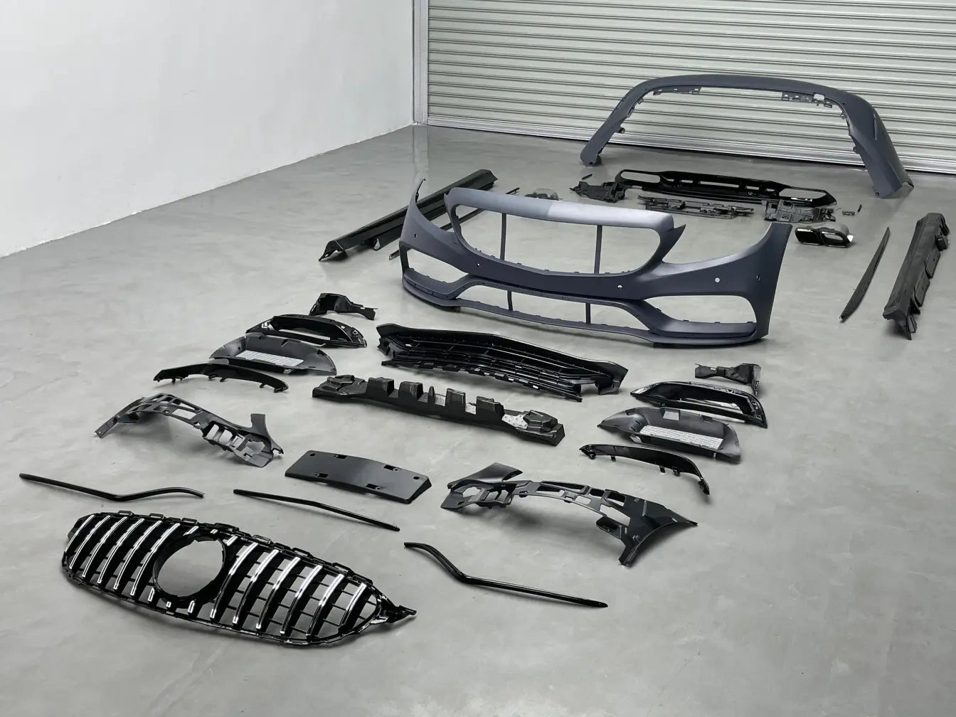 Mercedes C Class AMG C63 Body Kit for 2015-2021 W205 C300 4MATIC and C300