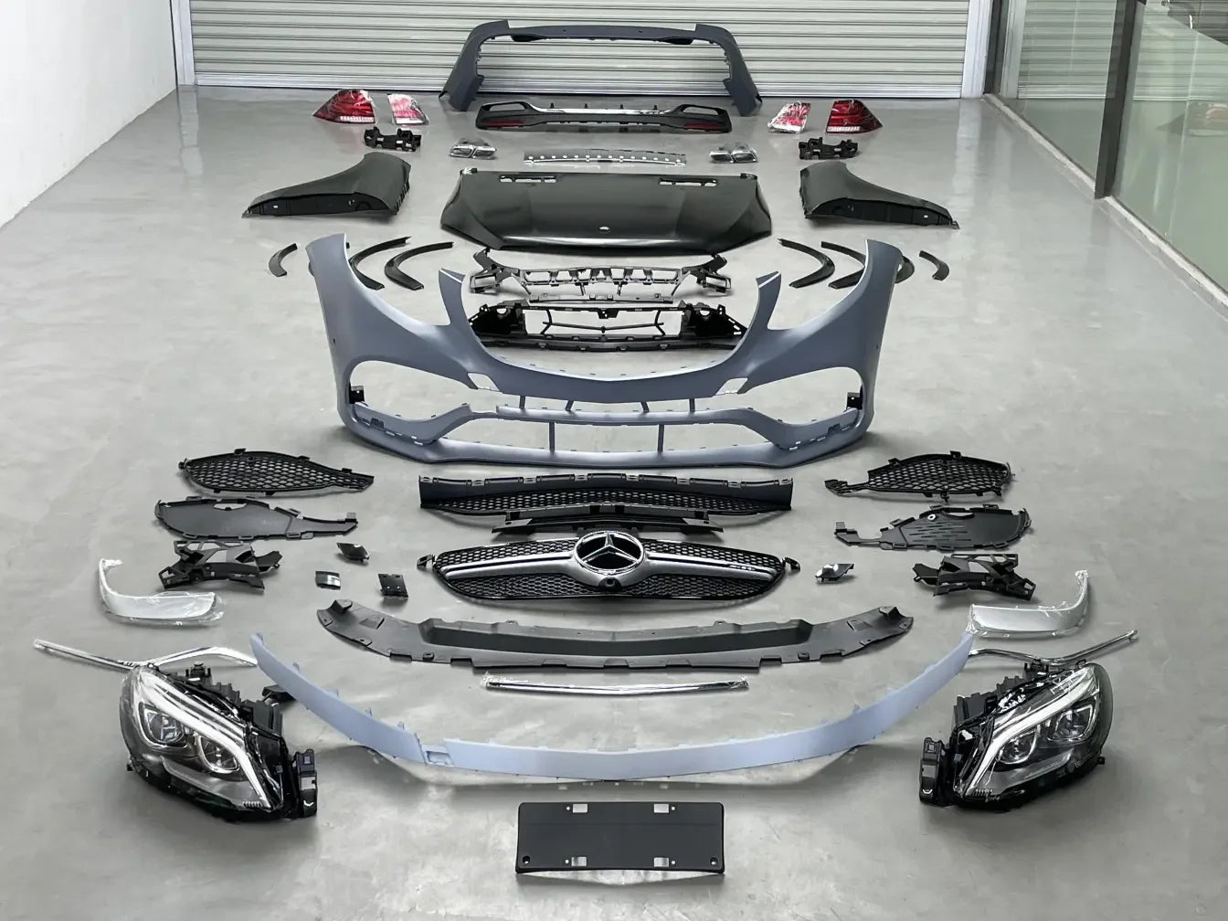 Mercedes 2015 GLE 63 Body Kit for 2012-2015 W166 ML 250 350 400 500