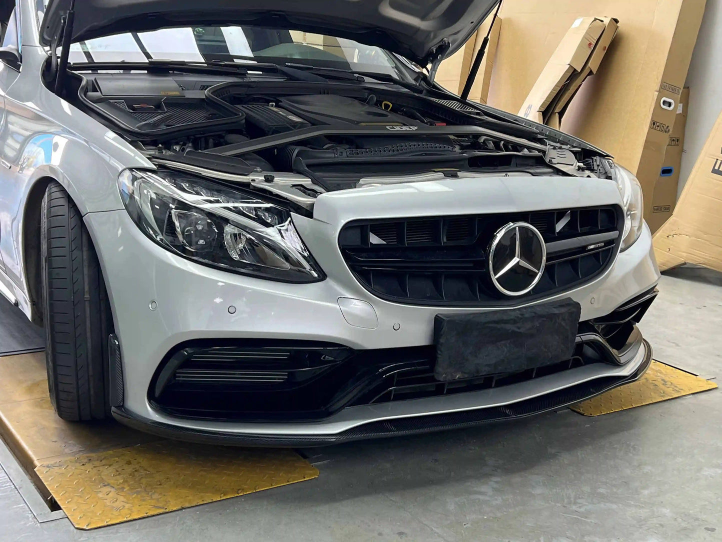 Mercedes C Class AMG C63 Body Kit for 2015-2021 W205 C300 4MATIC and C300