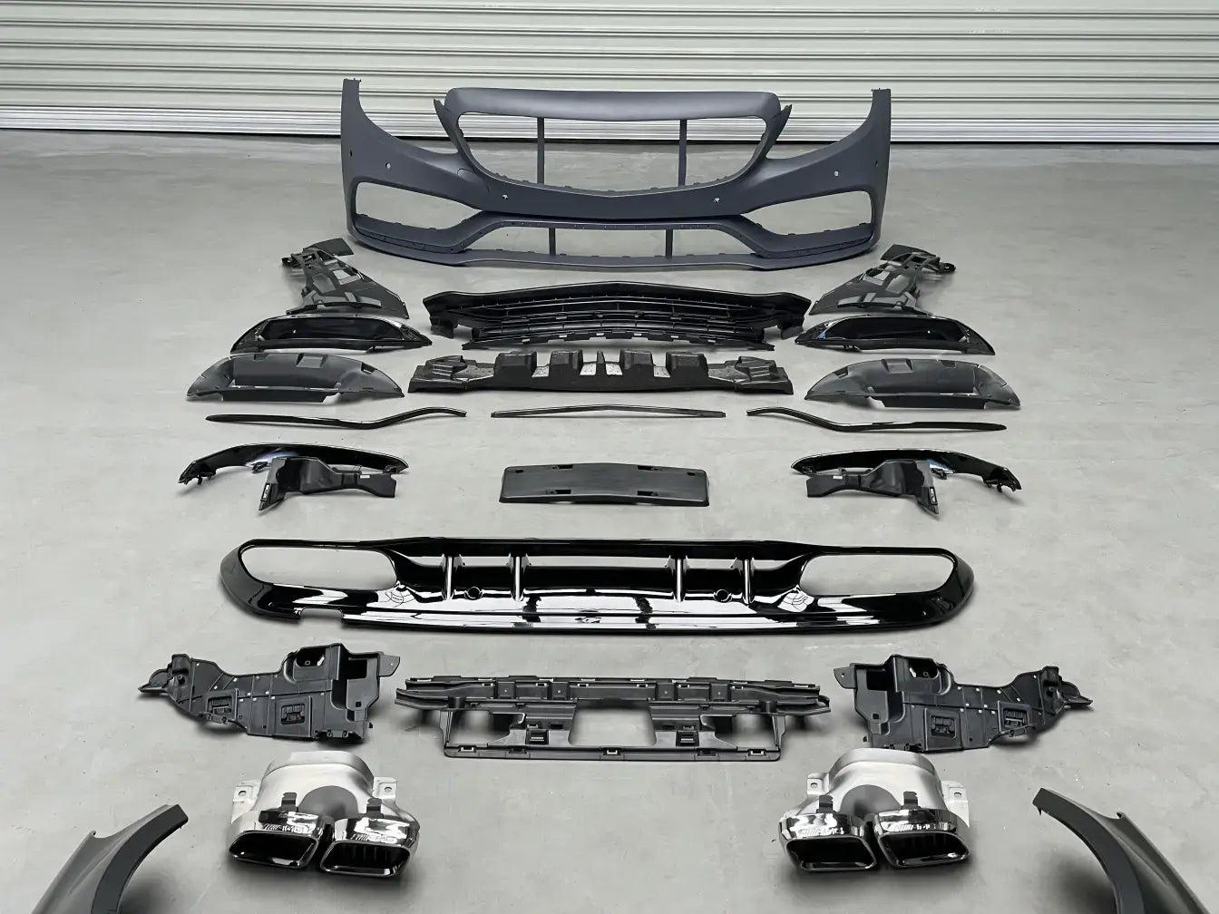 Mercedes C Class AMG C63 Body Kit for 2015-2021 W205 C300 4MATIC and C300