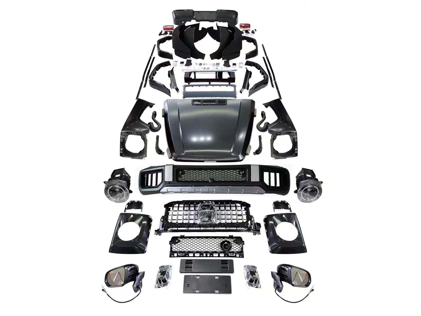 W465 G63 wide body kit for W463 Mecerdes benz g wagon g class W463 G500 G550 G55 G350 G350D G400D