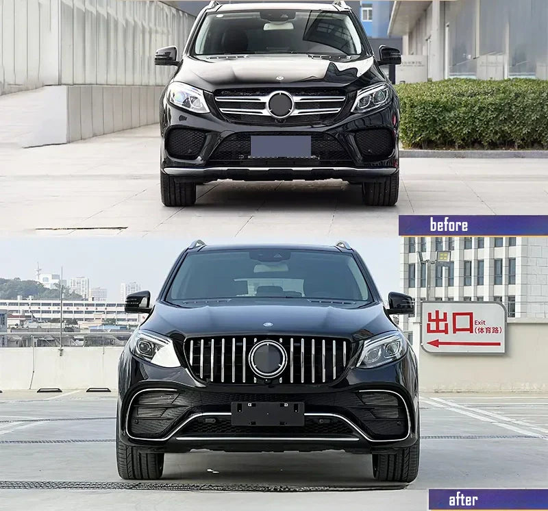 Mercedes W166 GLE upgraded to W167 GLE63 style body kit